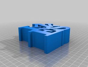 ines Wort Skulpturen angepasst 3d print model - Mito3D