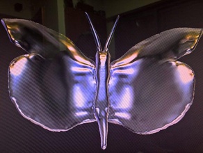 la mariposa los animales 3d print model - Mito3D