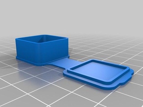 pill box 6 containers customized 3d print model - Mito3D