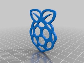 raspberry-pi-logo elektronik 3d print model - Mito3D