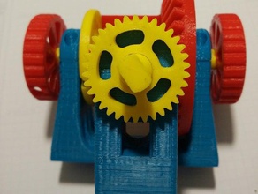 differential gear grupo diferencial funcional 3d printing gears 3d print model - Mito3D
