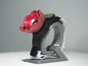 modulare a led di rose bracciale bracciali fiore indossabile 3d print model - Mito3D