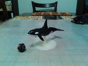 baleia assassina de mesa jogo brinquedos jogos oceano orca rpg mar 3d print model - Mito3D