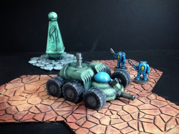 luna city Polizei buggy moon patrol toys games atari boardgame boardgames figure figurines gaming lunar miniature miniatures model retro retrogaming retrovideogames rpg science-fiction scifi tabletop tank Fahrzeug video-Spiel video-Spiele wargame wargames wargaming 3D print model - Mito3D