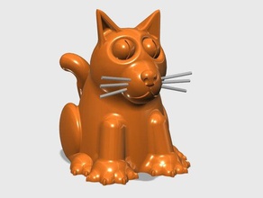 thecat sculptures 3d print model - Mito3D