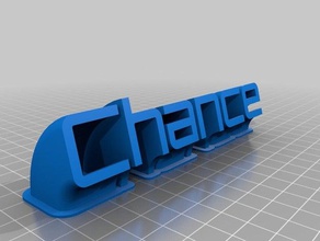 chance office customized 3d print model - Mito3D