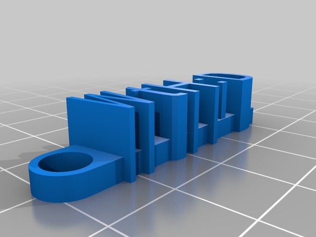 de la chaîne l'organisation personnalisé 3D print model - Mito3D