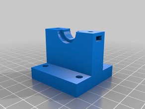 hotend mount samella x-carriage 3d printer parts 3d print model - Mito3D