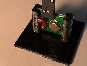 soporte del módulo de rf tx 433mhz la electrónica arduino caso radioafición radioamateur 3d print model - Mito3D