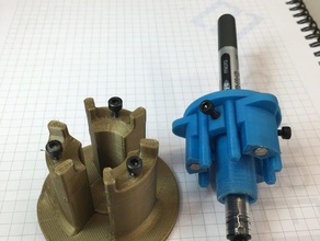 Kalibrator magnetische polargraph-Stift-support in der Robotik polargraph Gondel sqby 3d print model - Mito3D