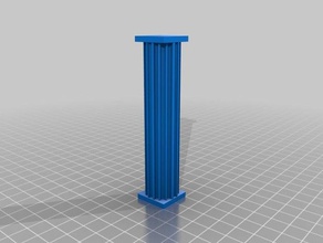 pilares edifícios estruturas 3d print model - Mito3D