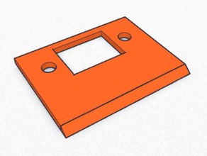 door strike plate replacement parts 3d print model - Mito3D