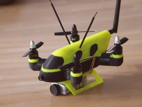 biendli v2 150 micro fpv quadcopter rc veicoli 3d print model - Mito3D