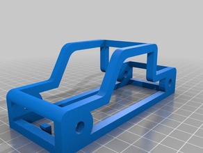 voiture pour enfant &agrave &eacutelastique mechanical toys 3d print model - Mito3D
