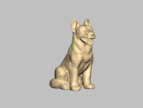 cão varreduras réplicas Digitalização em 3d animais 3d print model - Mito3D