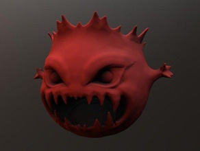 bomb creatures ffxiv final fantasy fire monster 3d print model - Mito3D