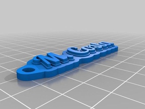 costa keychains customized 3d print model - Mito3D