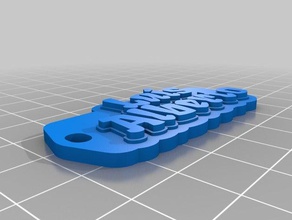 lu&iacutes alberto Schlüsselanhänger angepasst 3d print model - Mito3D