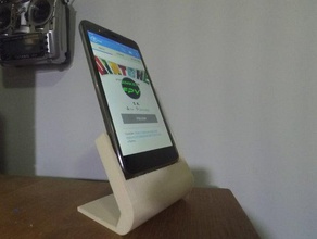 xiaomi redmi note 2 docking station mobile phone stand 3d print model - Mito3D