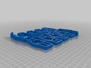 Zeichen-Keks-Stempel diy 3d print model - Mito3D