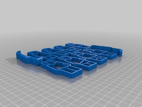 karakterler yumruk bisküvi diy 3d print model - Mito3D