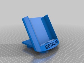 smartphone stand whit cable hole 3d printing 3d print model - Mito3D