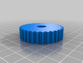 large lathe gear4 replacement parts customized 3d print model - Mito3D