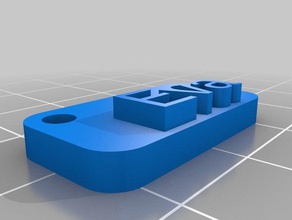 eva işaretler logoları özelleştirilmiş 3d print model - Mito3D