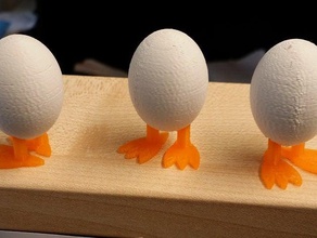 shelly casi nació de pollo decoración la pascua huevo 3d print model - Mito3D