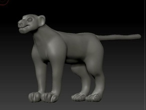 nala le roi lion les jouets jeux 3d print model - Mito3D