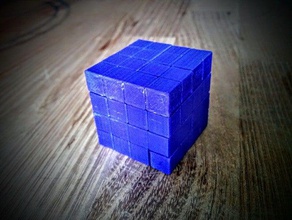 intertravamento de quebra-cabeça cubo 4 x quebra-cabeças 3d print model - Mito3D