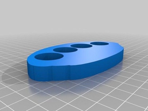 la défense de knuckles 3d l'impression 3d print model - Mito3D