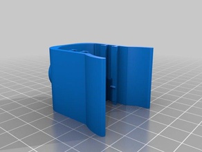 contorno de hd placa go-pro montagem em tripé câmara 3d print model - Mito3D
