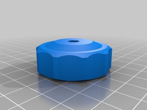 meu personalizados fingerwheel porca anpassbares handrad f&uumlr mutter partes 3d print model - Mito3D