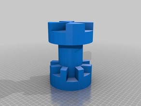 satranç kale parça 3d print model - Mito3D