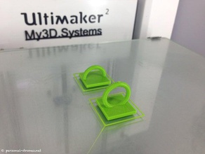 Runden geschlossen hookseyelets square base diy 3d print model - Mito3D