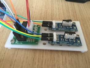 arduino pi small sensor mounting plate electronics uno raspberry 3d print model - Mito3D