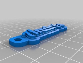 elvis Schlüsselanhänger angepasst 3d print model - Mito3D