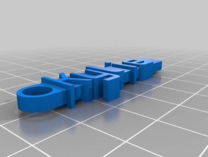 kylie key chain organization customized 3d print model - Mito3D