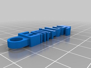 emily catena chiave organizzazione personalizzato 3d print model - Mito3D