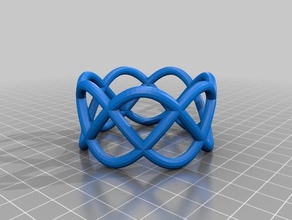 meine angepasste torus knot math Kunst 3d print model - Mito3D