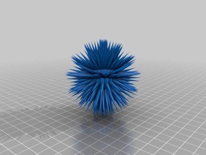 sea urchin interactive Kunst angepasst 3d print model - Mito3D