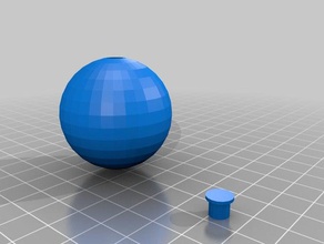 geocaching sphère 3d l'impression 3d print model - Mito3D