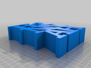 hannah customized variable word sculpture sculptures 3d print model - Mito3D