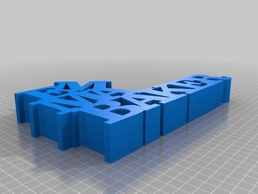 emma customized variable word sculpture sculptures 3d print model - Mito3D