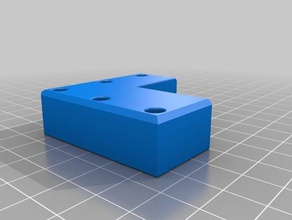 cnc del pórtico de la esquina abrazadera parte 3d impresión 3d print model - Mito3D
