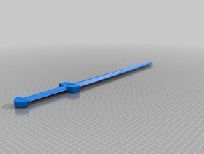 chino jian espada interactivo arte 3d print model - Mito3D