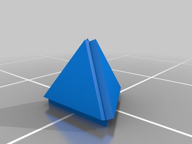 extended tetrahedron other 3D print model - Mito3D