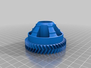 filastruer roue d'entraînement supplémentaires de dédouanement 3d l'imprimante extrudeuses filament support bobine filastruder filawinder recyclebot 3d print model - Mito3D