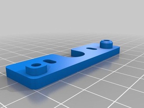 e3d hot end plate cobblebot printer parts v6 hotend 3d print model - Mito3D